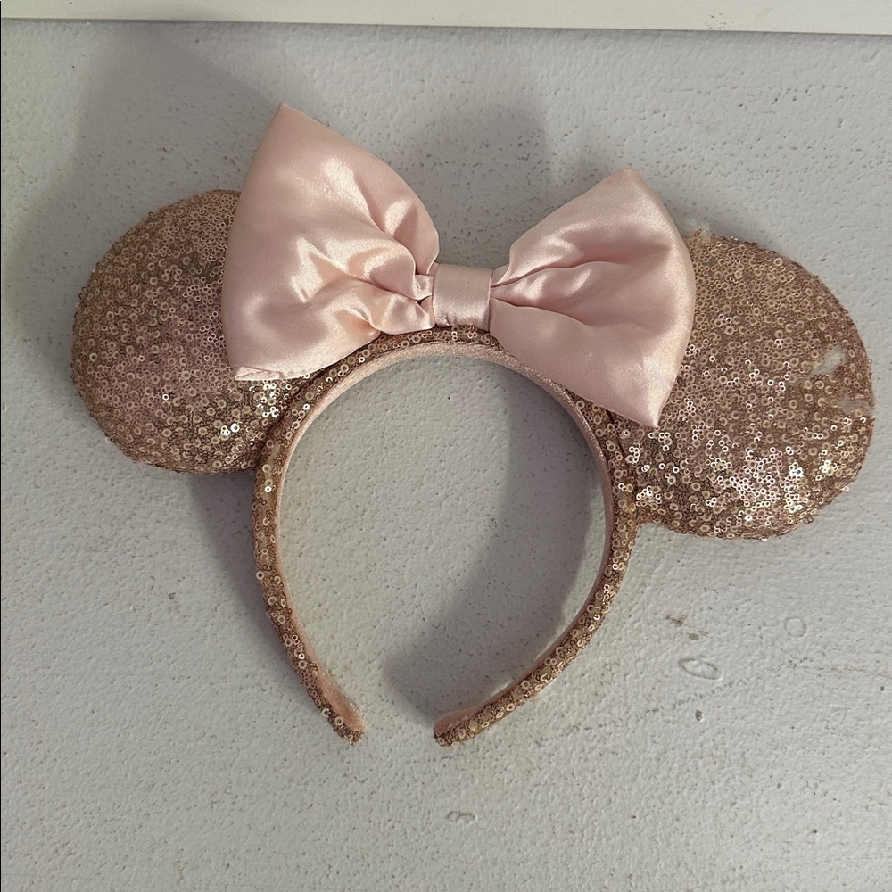 Disney Ears with Pink Bow Headband